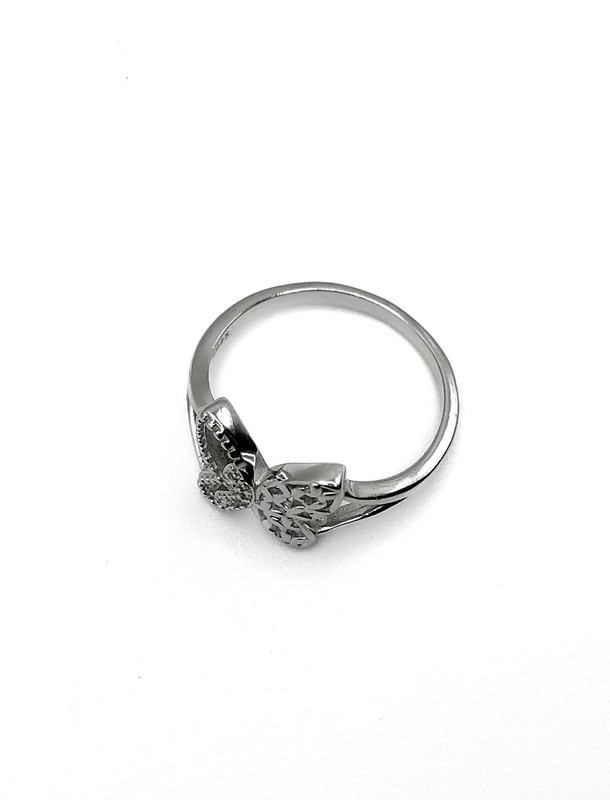 Anillos plata mariposa con detalles alas