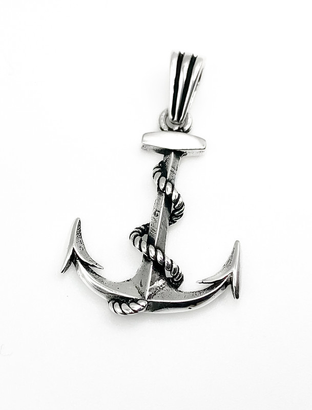 Dijes plata anlca con cuerda