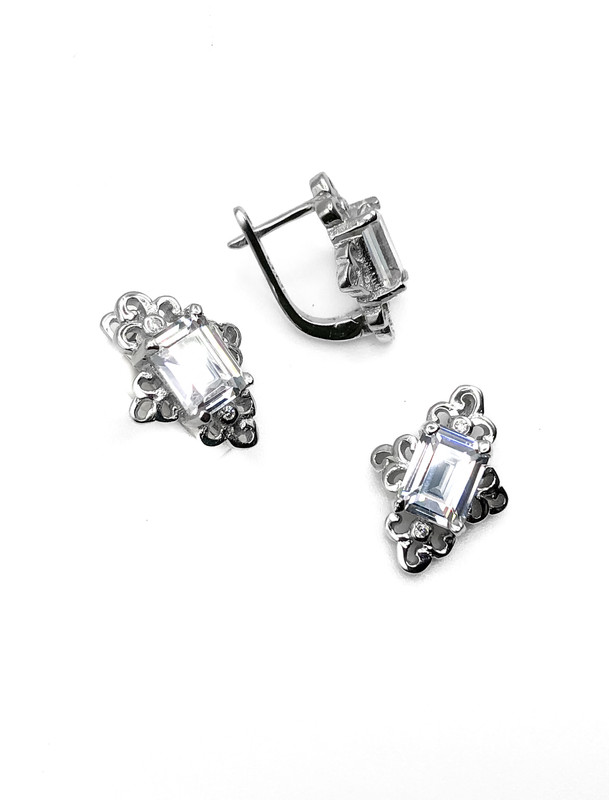 Juegos plata espejo piedra blanca patente