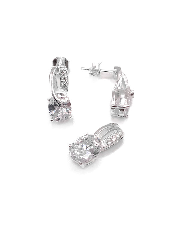 Juegos plata ovalado tira lisa a presion