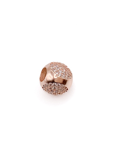 [P0219] Dijes plata bola cobre con enjoye