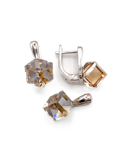 [S0264] Juegos plata cubo café con patente