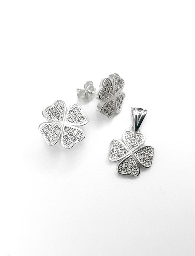 [S0423] Juegos plata trebol enjoye a presion